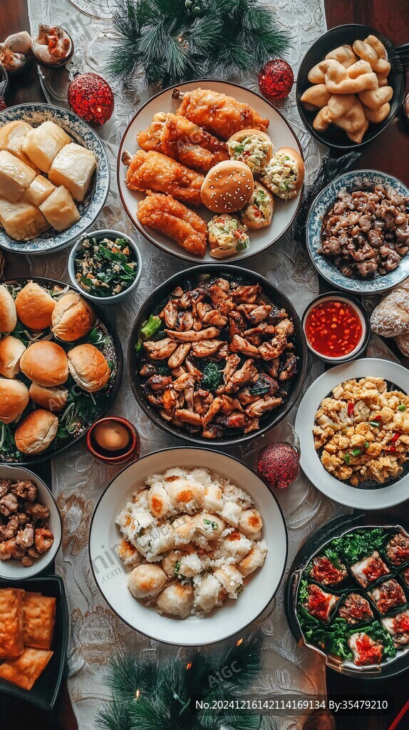 新年年夜饭整桌