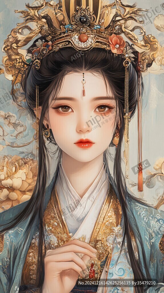 半面妆人物