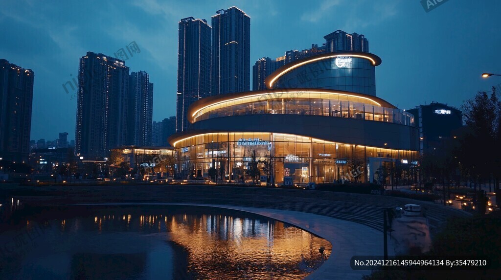 市民中心夜色