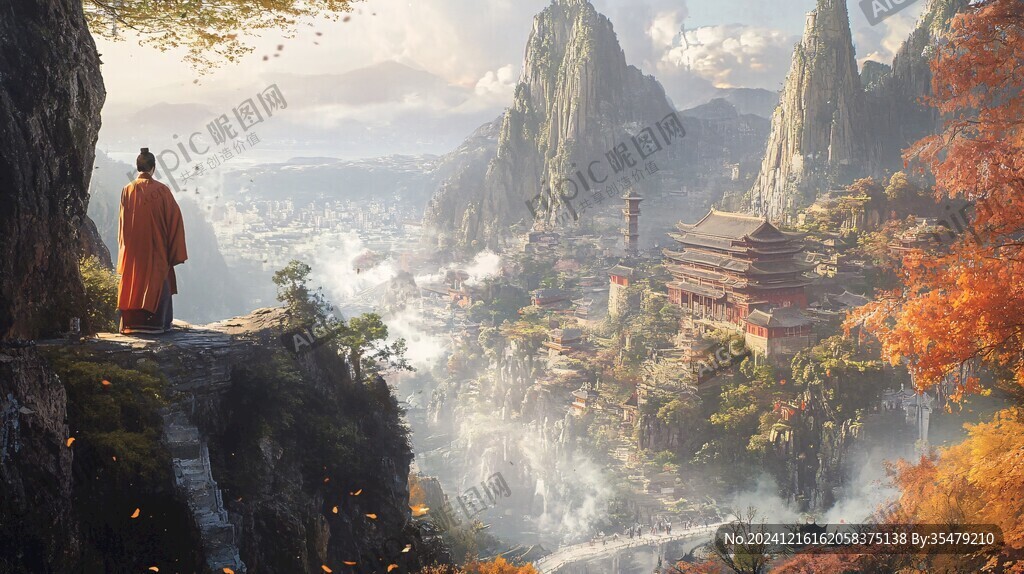 宏大寺庙场景
