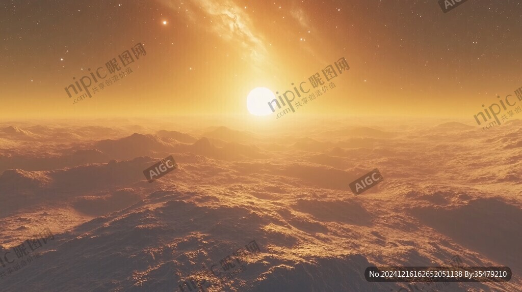 橙色的星球