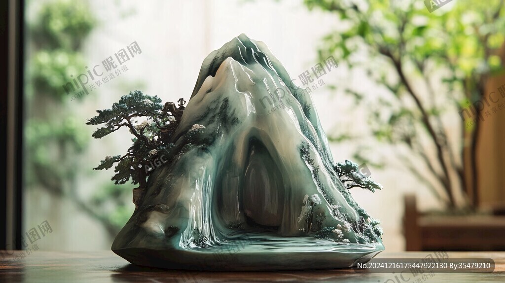 山水摆件