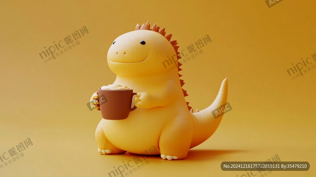 呆萌小恐龙形象