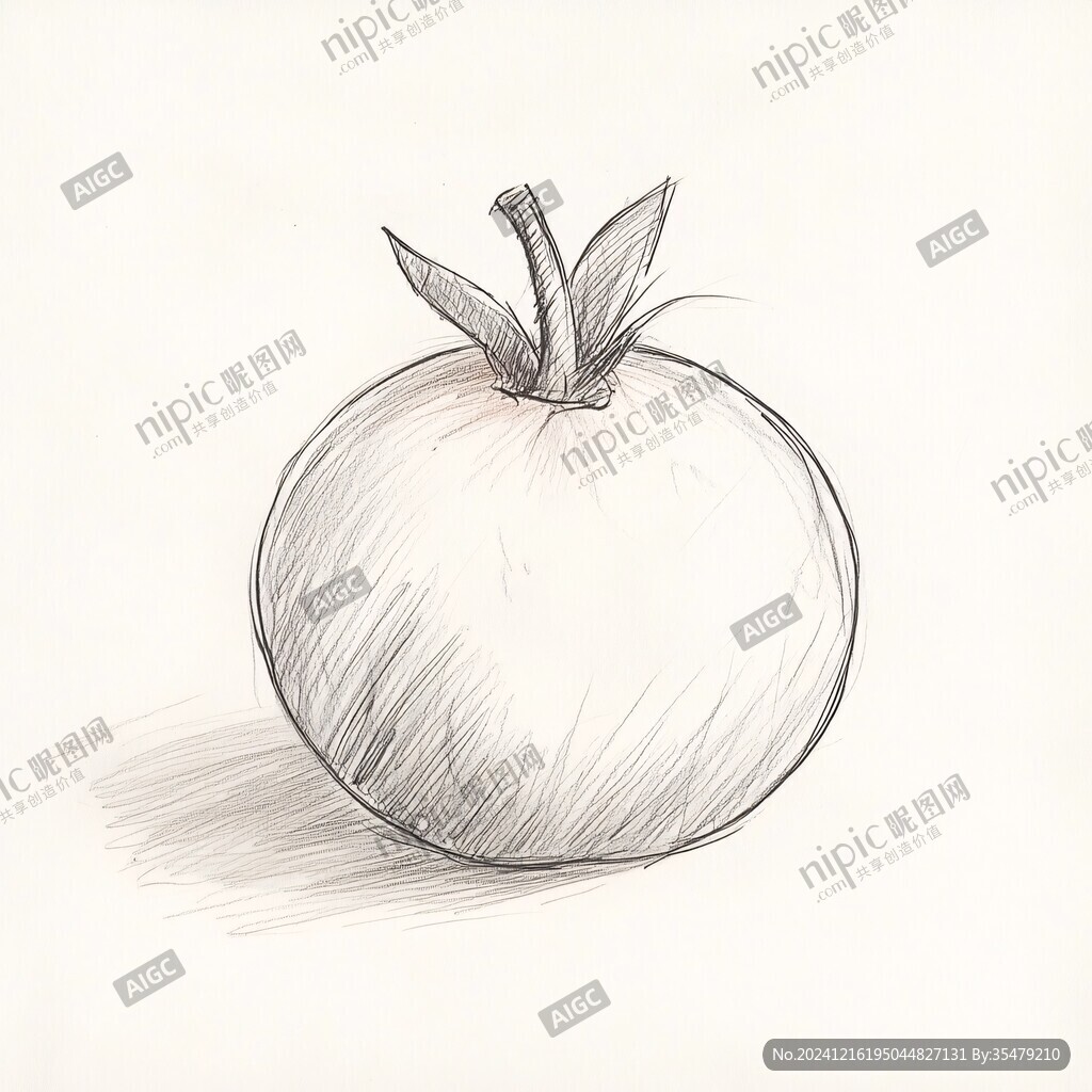 洋葱线稿