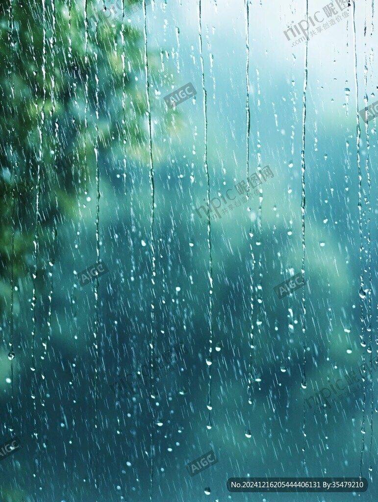 唯美雨景