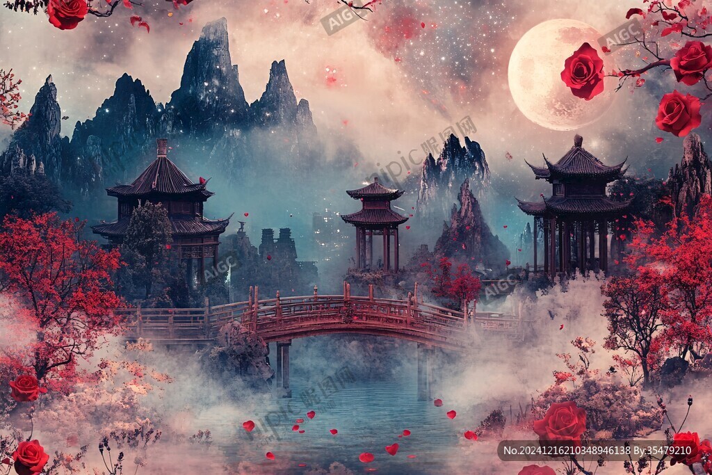 古风仙境天上宫阙