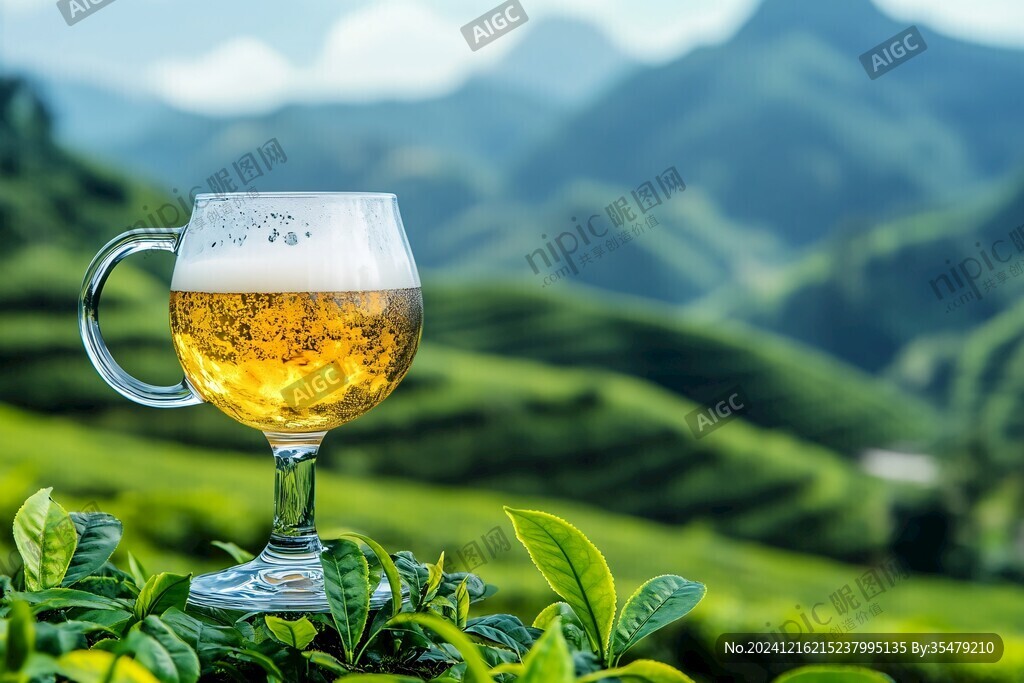 野外酒杯素材