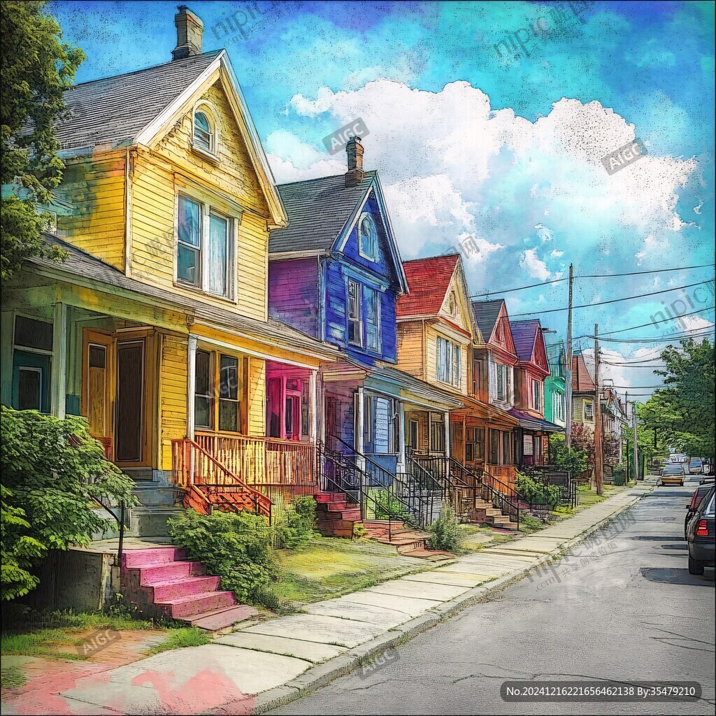 欧美小镇情景主题