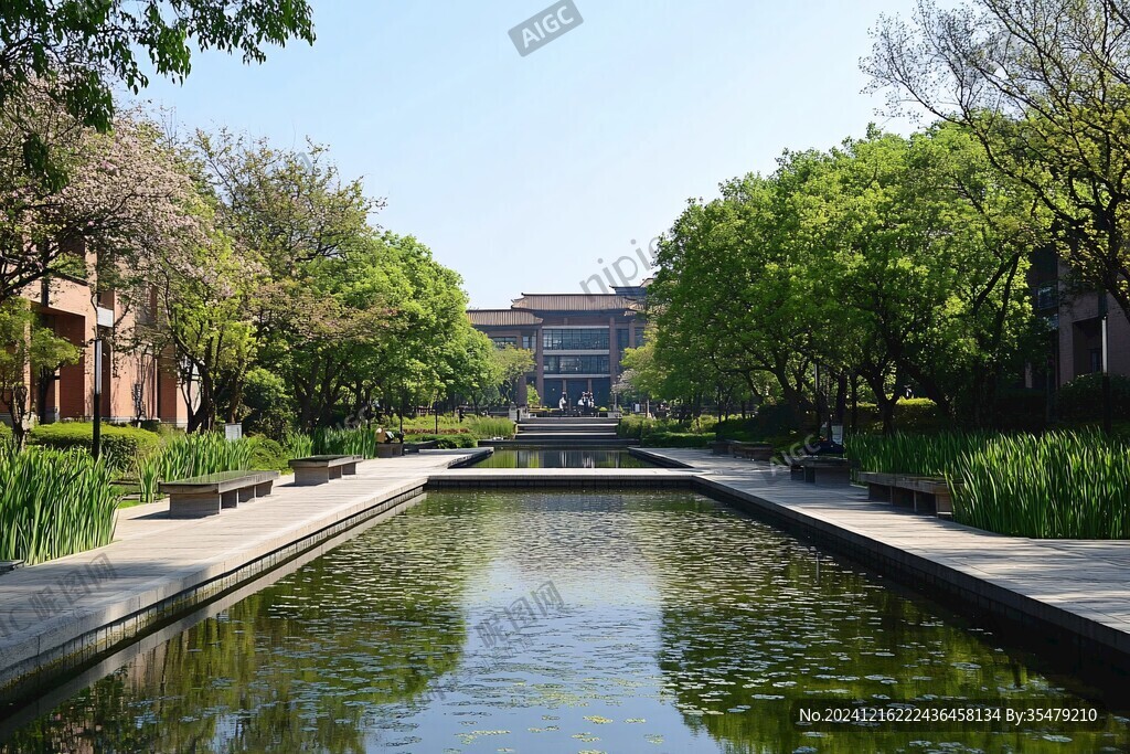西南交通大学水景