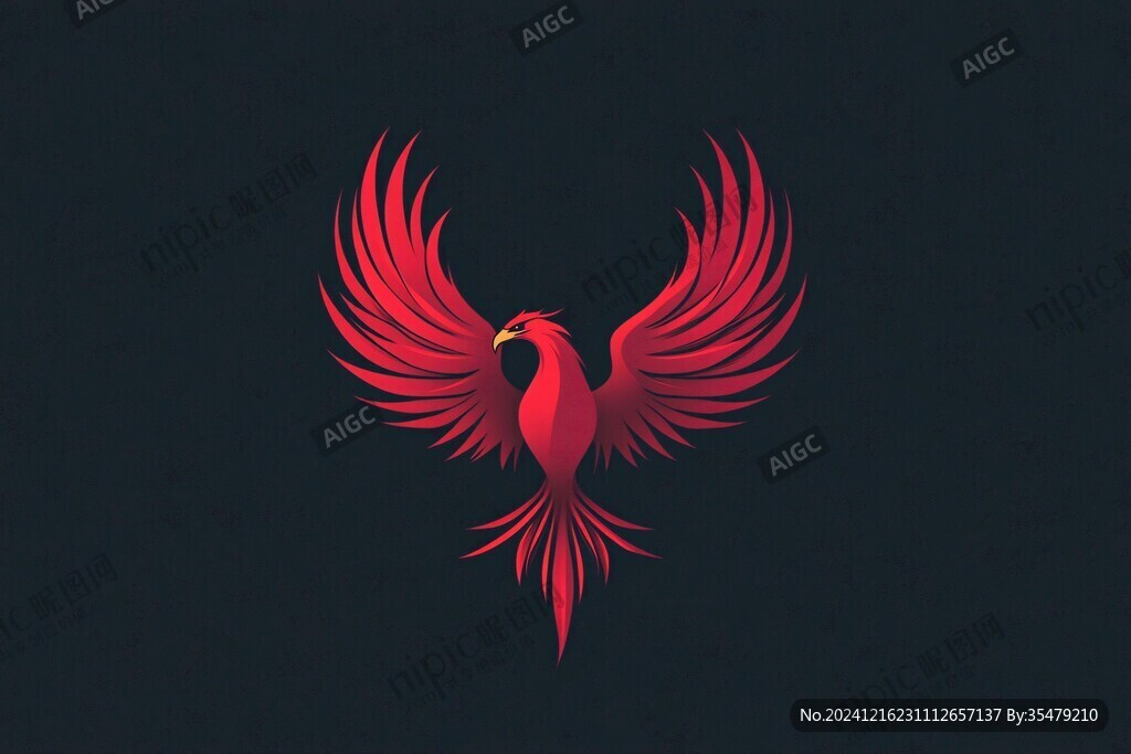 粉红色鸟类logo