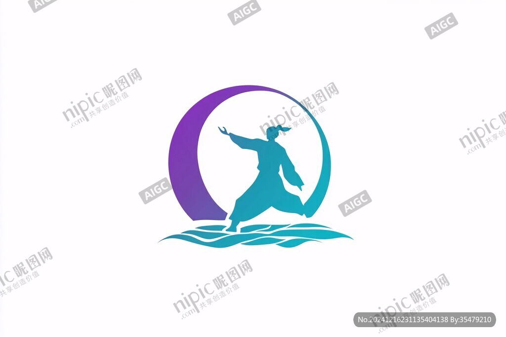 太极健身logo设计