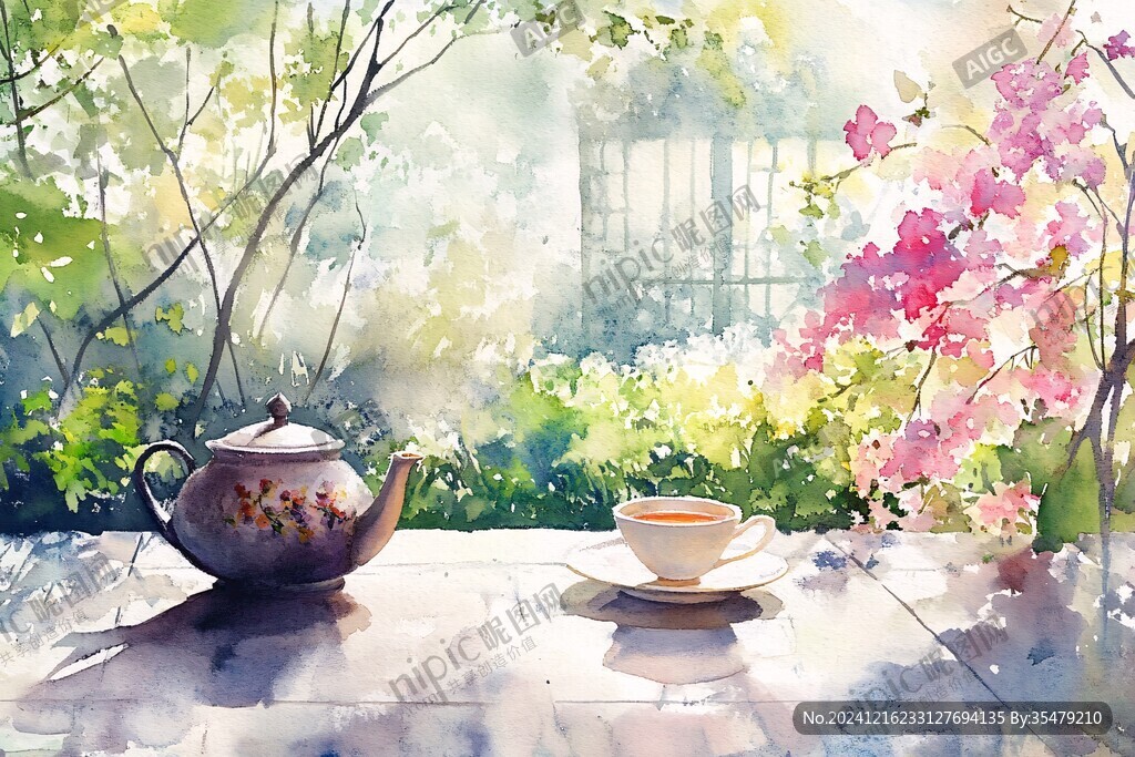 惬意下午插画