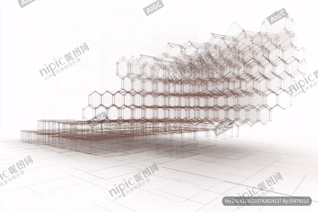 立方体矩陈科技背景