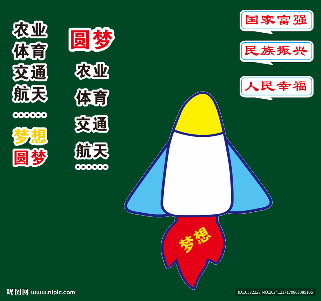 火箭板书