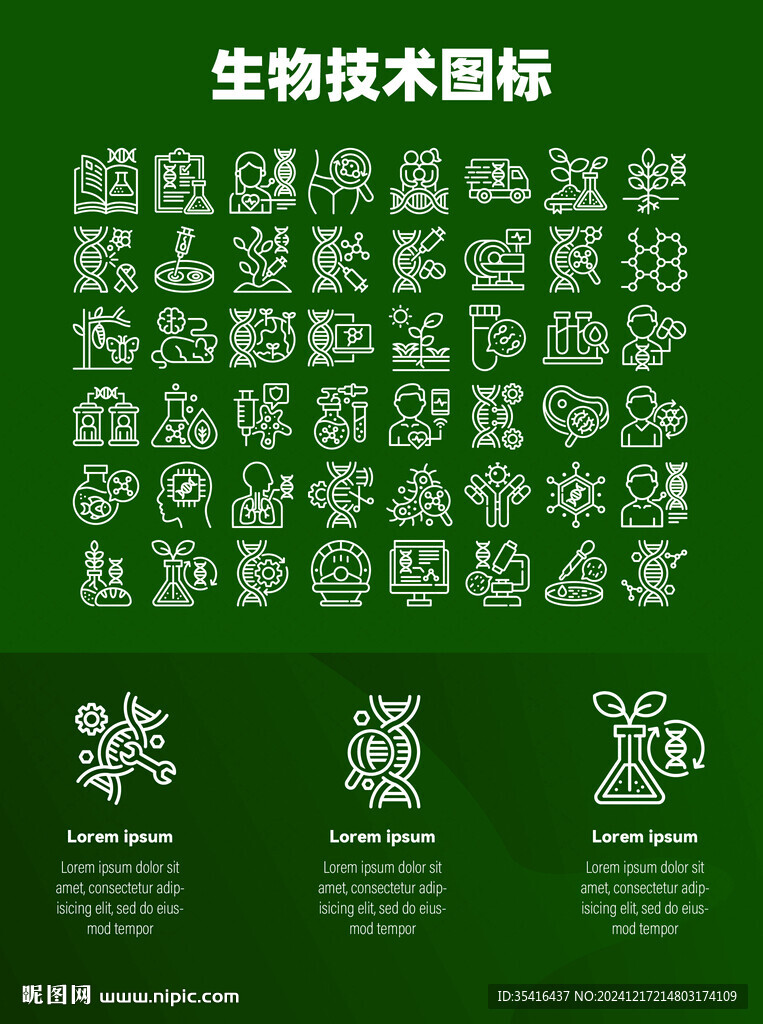 生物技术图标