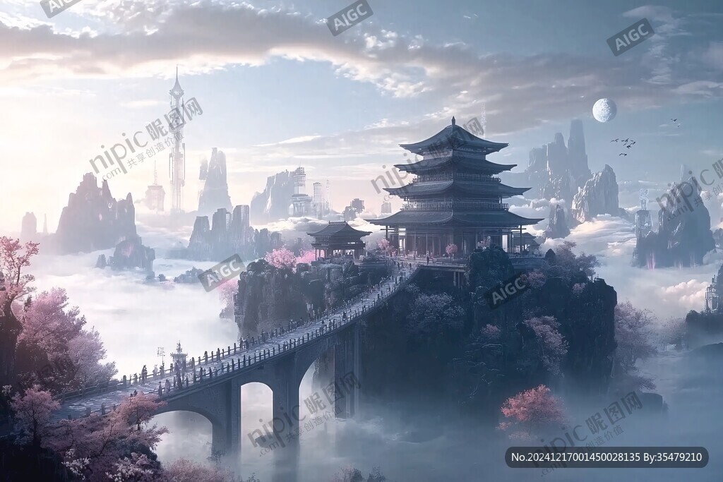 古风仙境天上宫阙