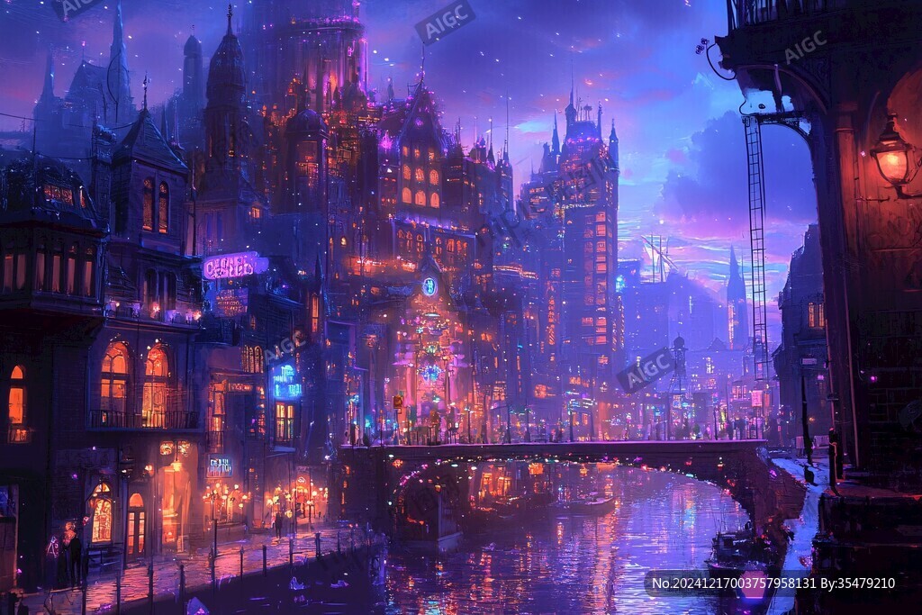 幻想城市风景