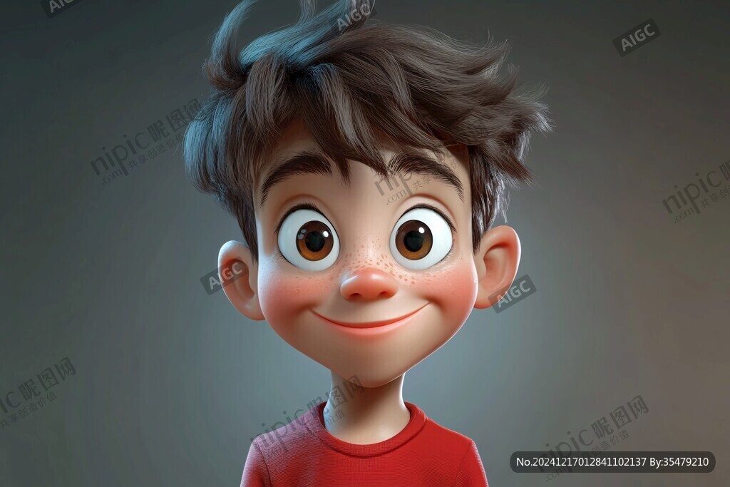 卡通写实漫画人物