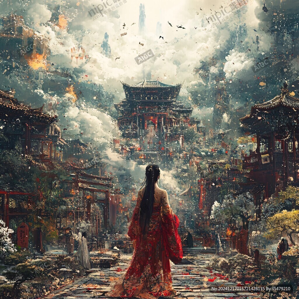 古风仙境天上宫阙