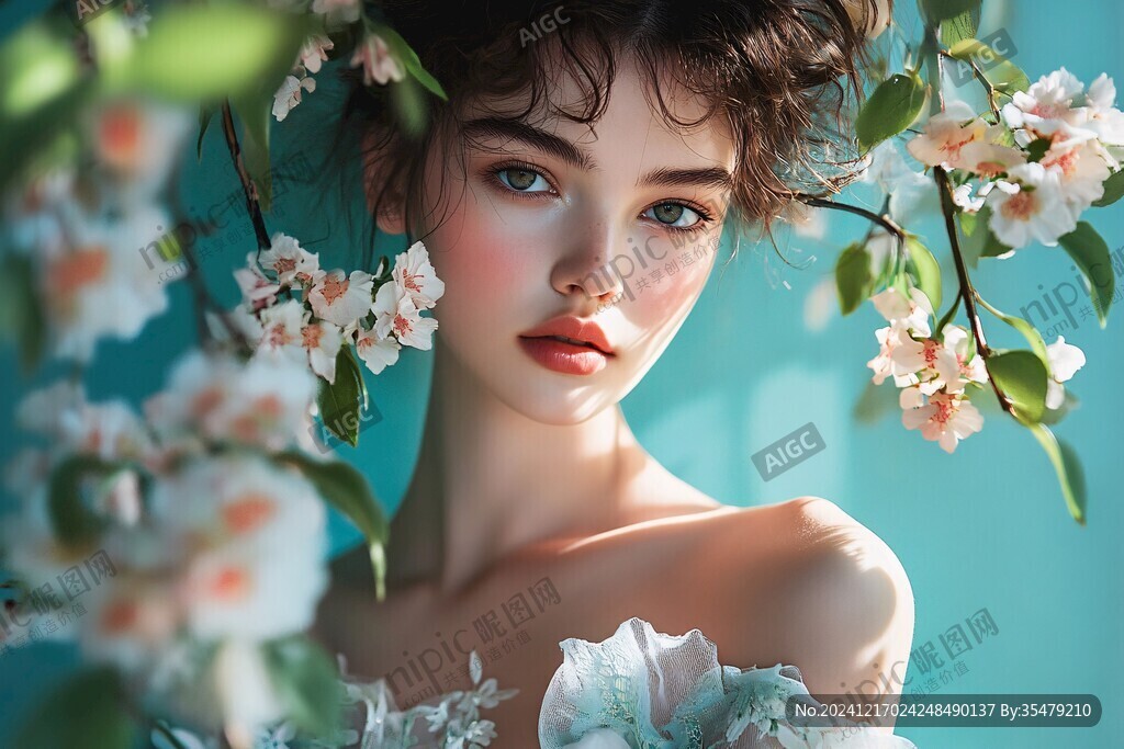 唯美花间美人
