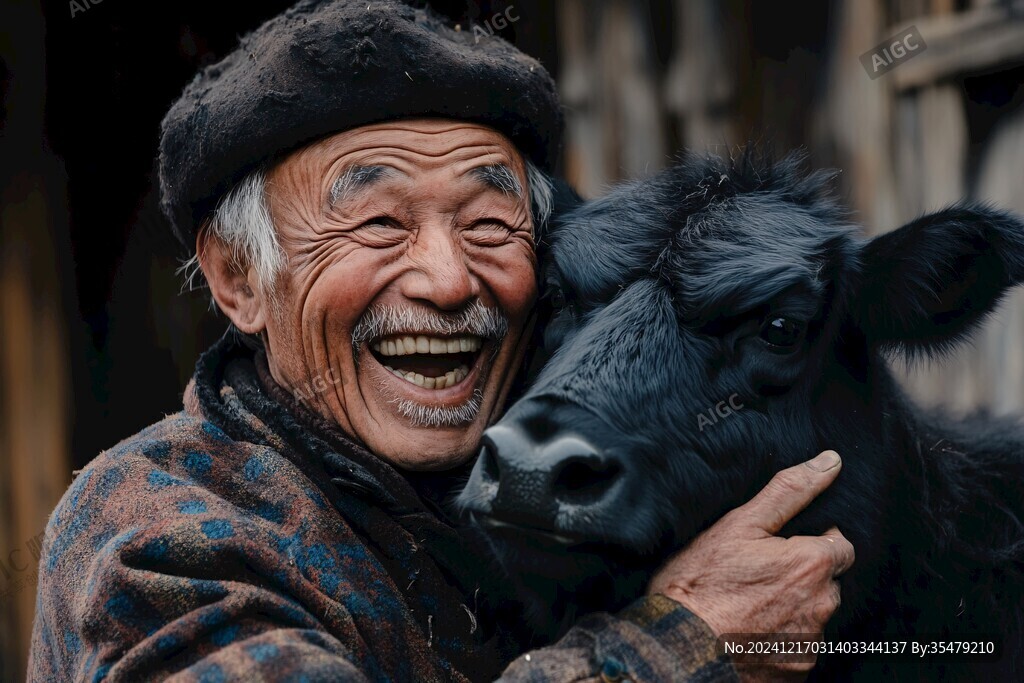 淳朴笑脸