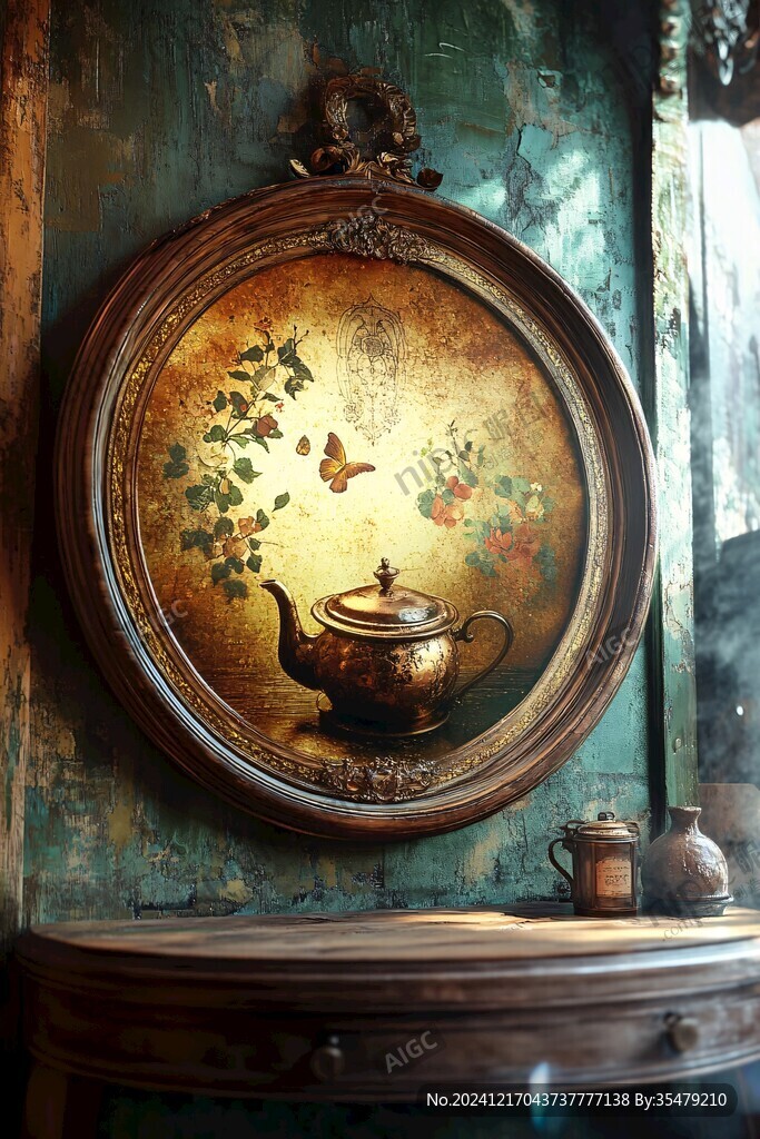 复古茶盘