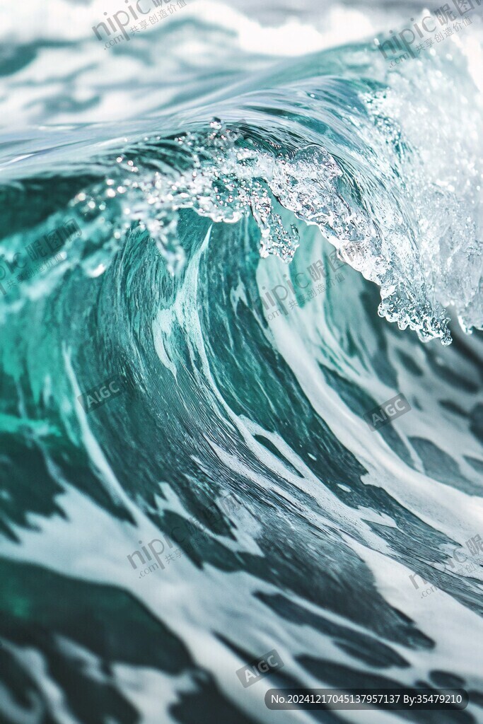 浪花高清背景