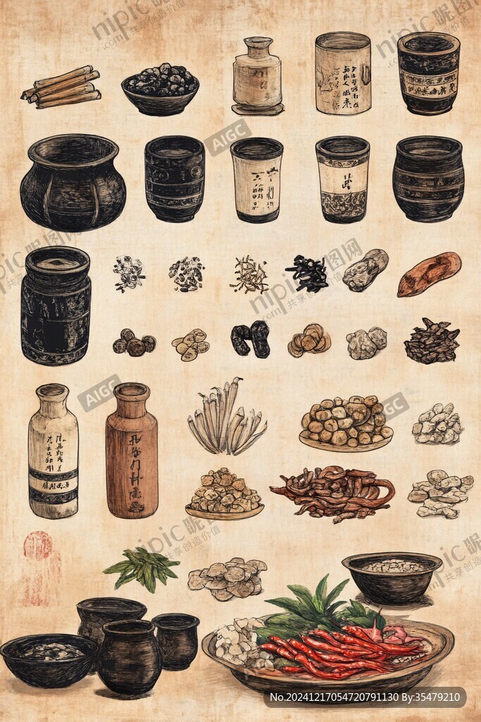调味品插画