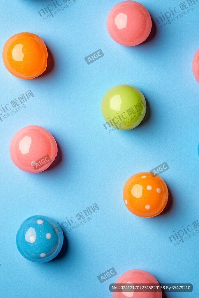 3d质感彩色球