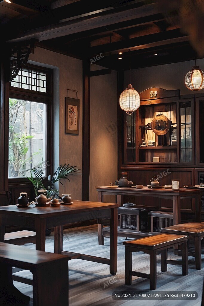 仿古茶社