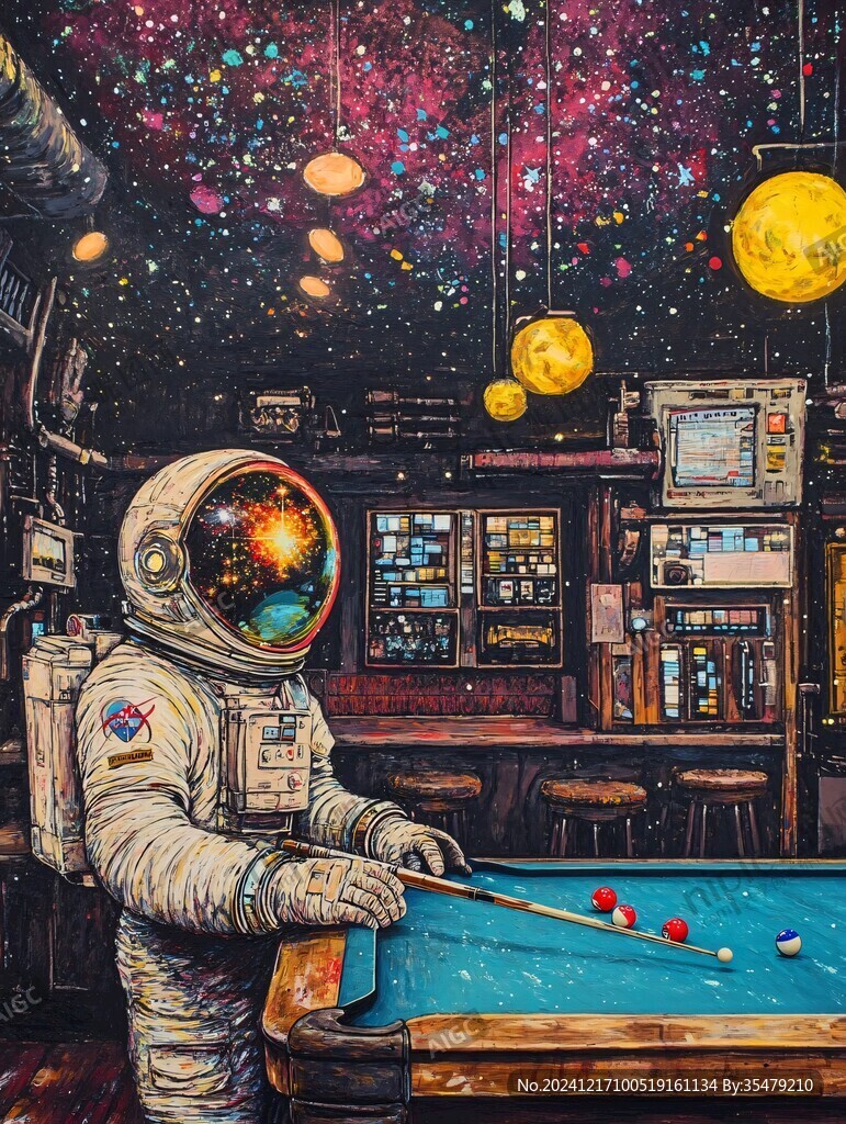 科幻题材插画