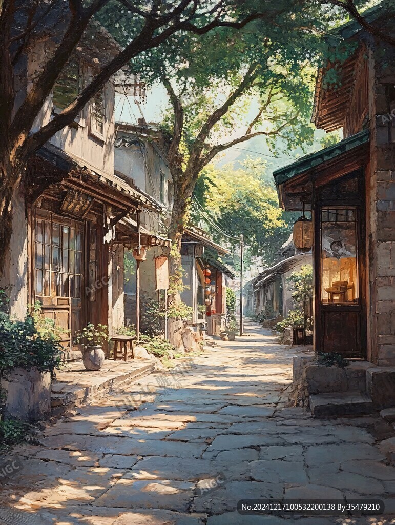日韩复古街景