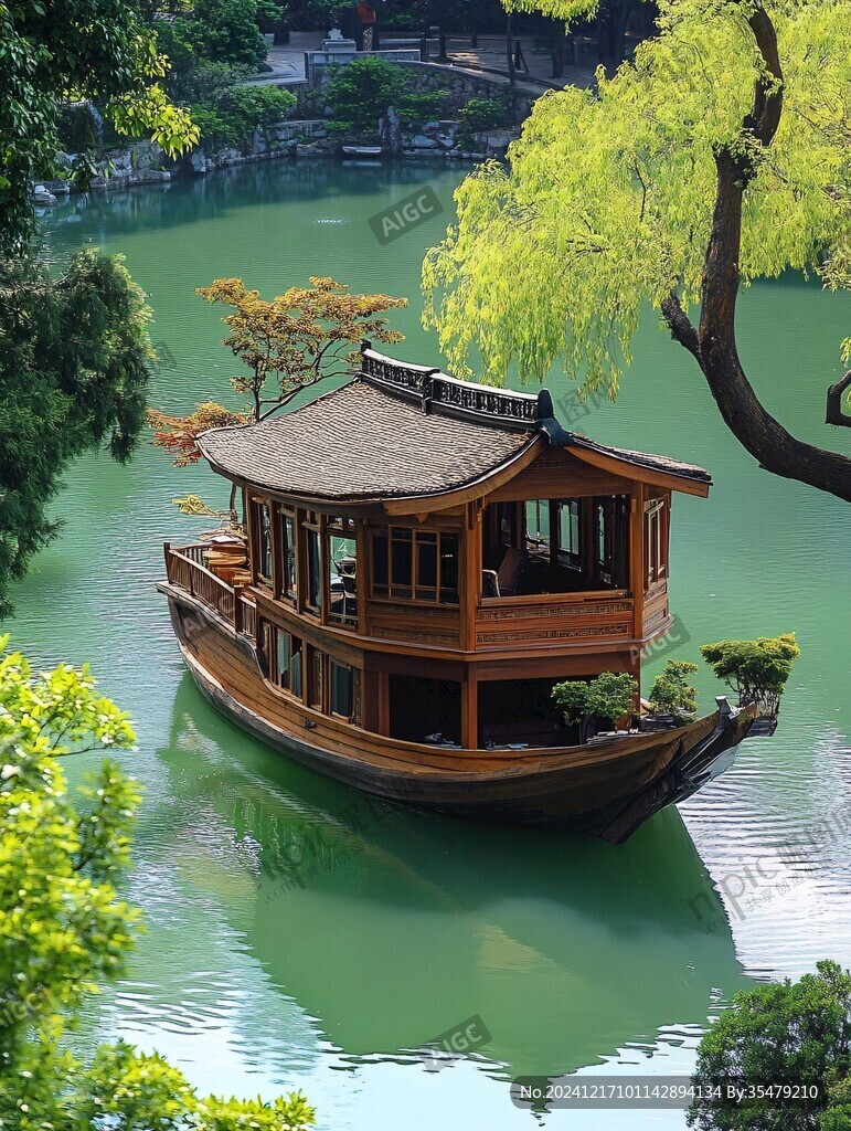 清园游船