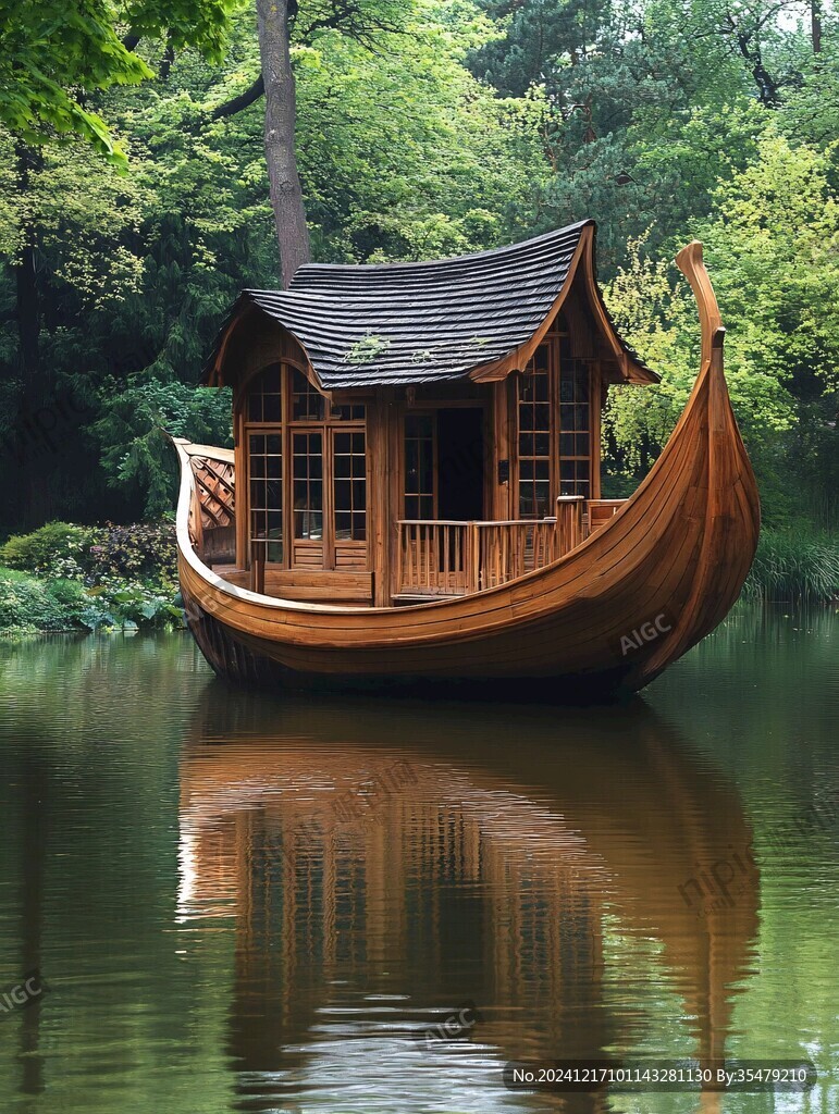 景区木船