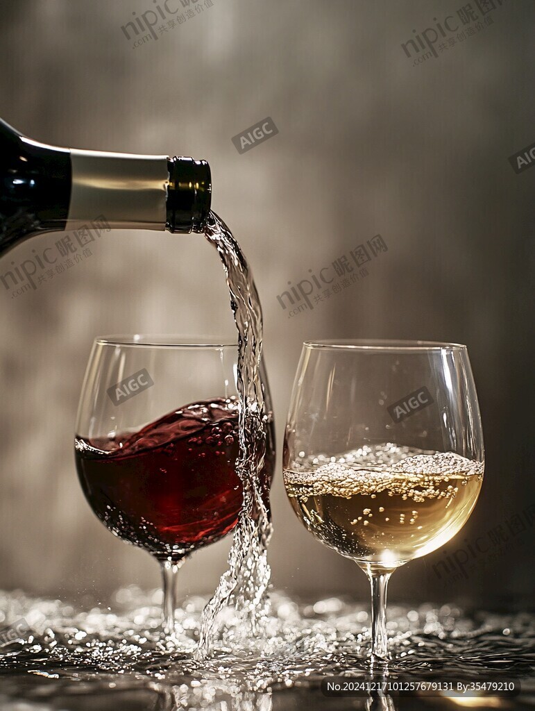 棚拍进口红酒