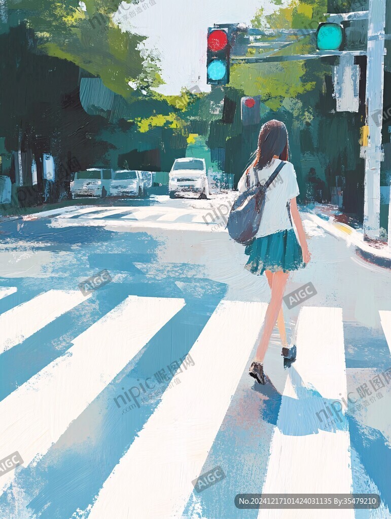背影少女