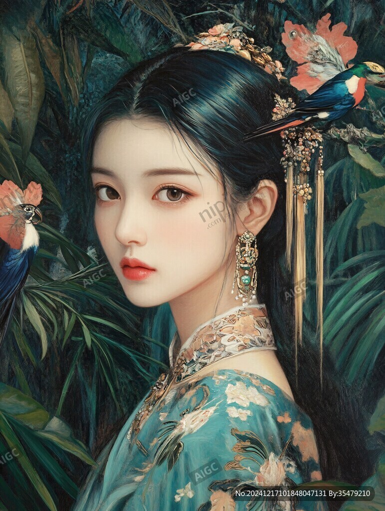 板绘人像