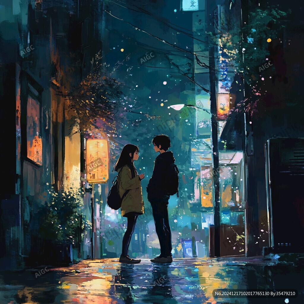 插画唯美浪漫