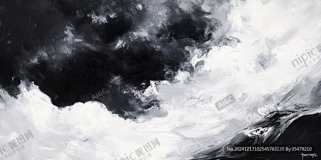 抽象写意星辰大海