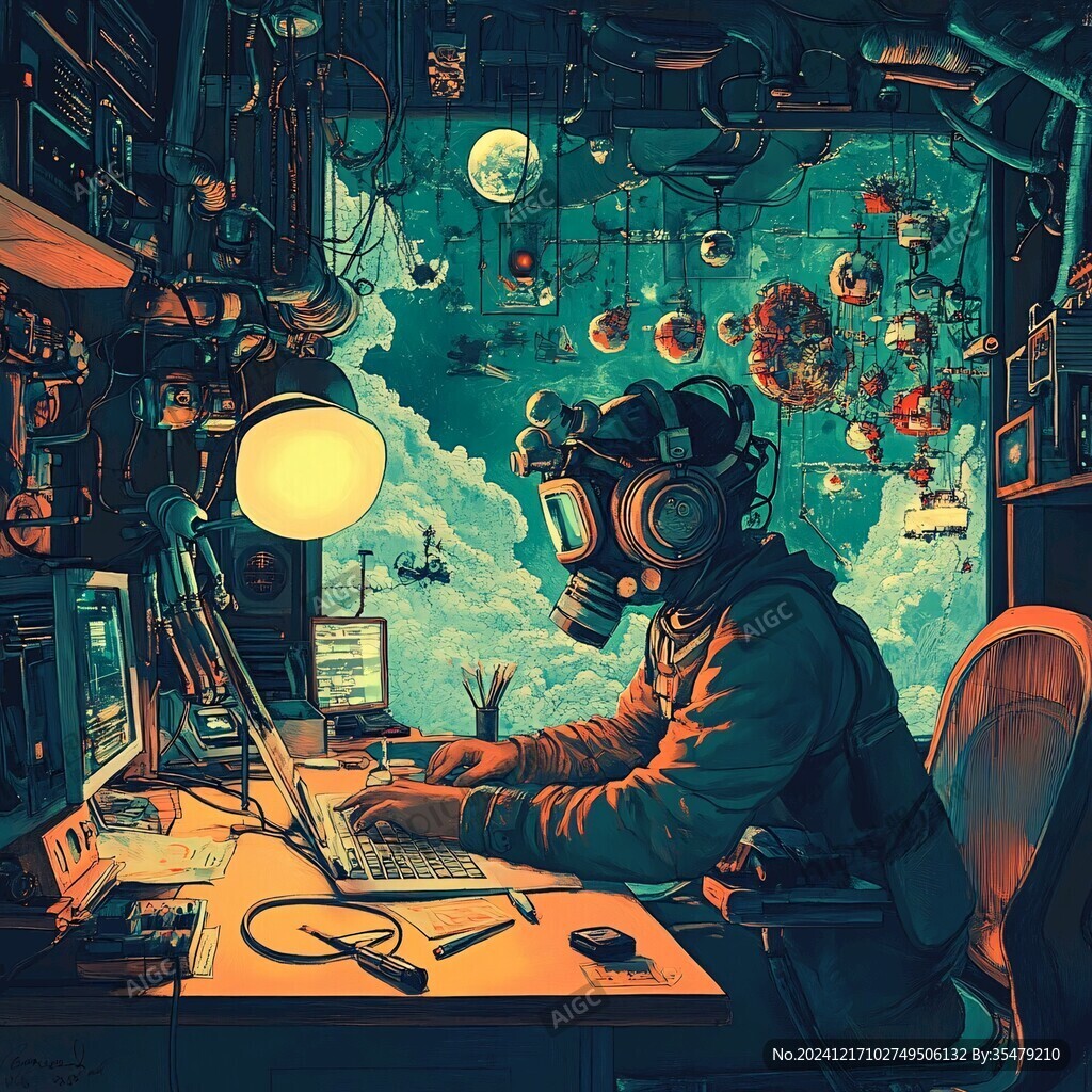 科幻题材插画