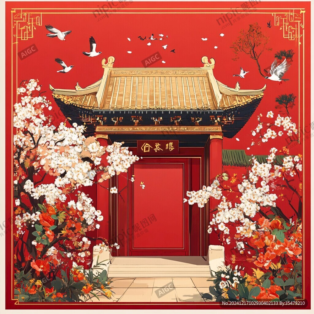 状元门插画