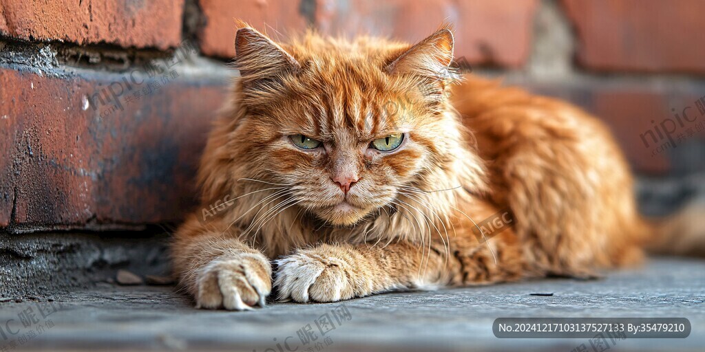 犀利眼神的猫