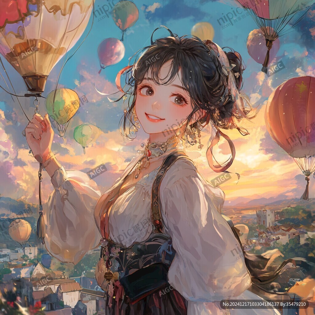 日韩厚涂插画