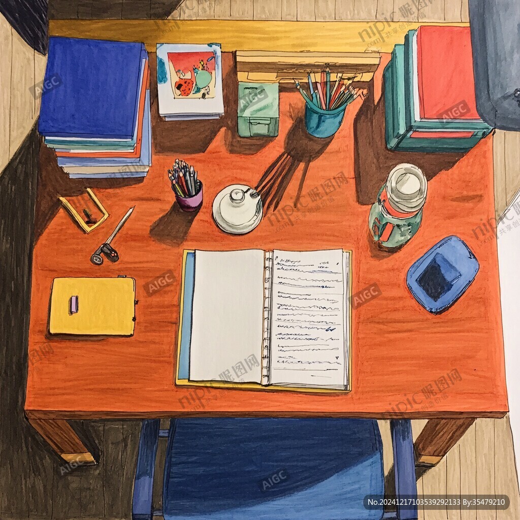 案头插画