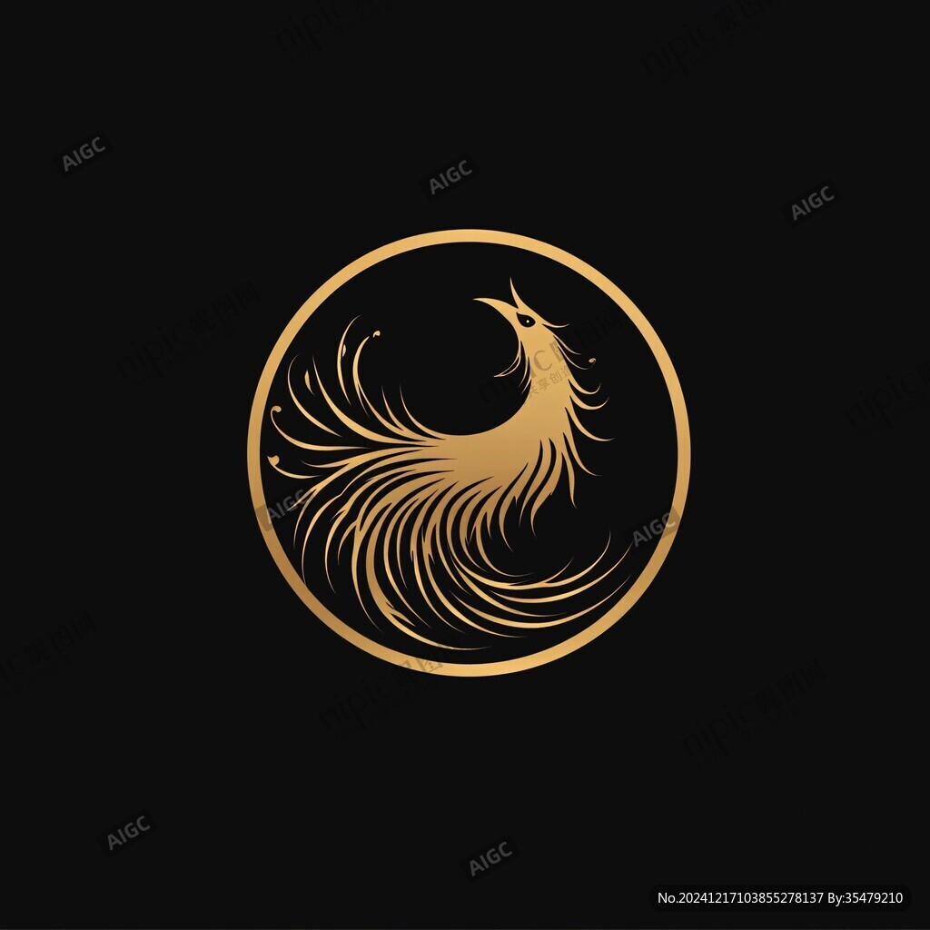 凤凰金色logo