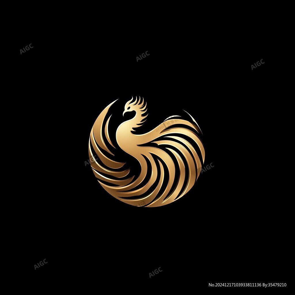 凤凰金色logo