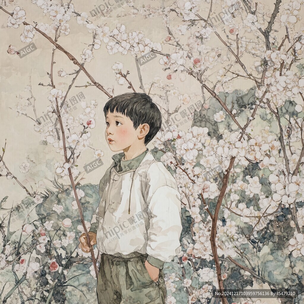 童年读书处梅花