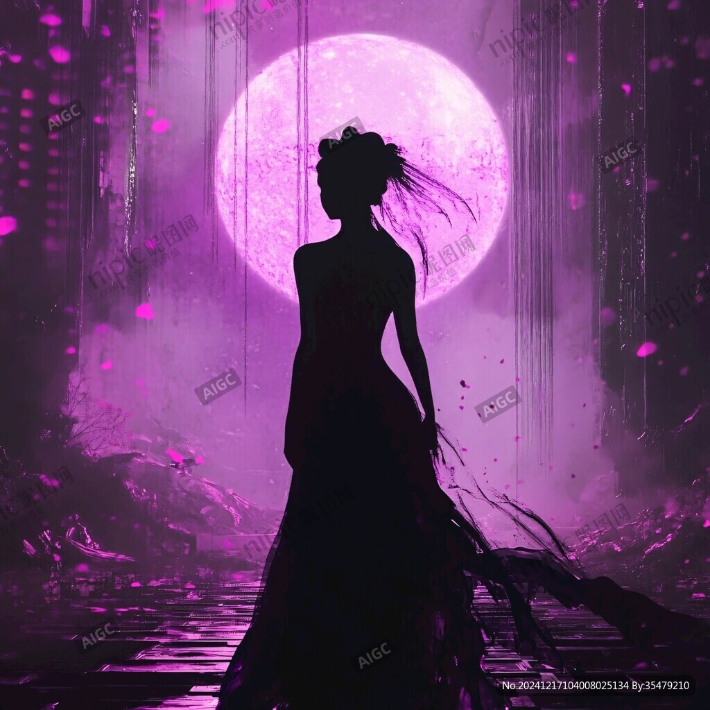 女神海报背景