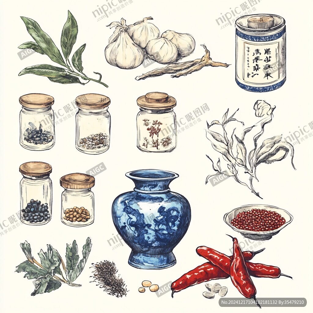 调味品插画