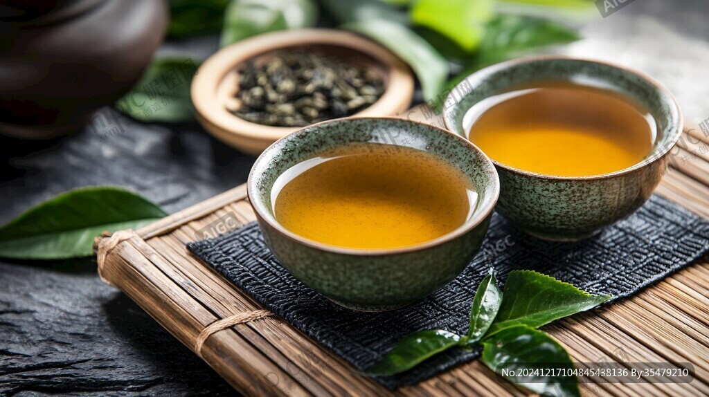 饮茶素材